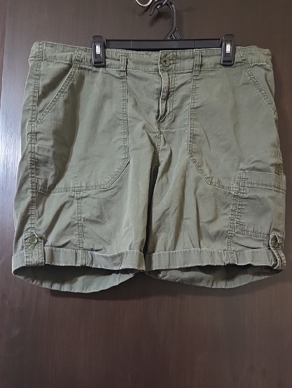 Terra & Sky ladies shorts green 18W